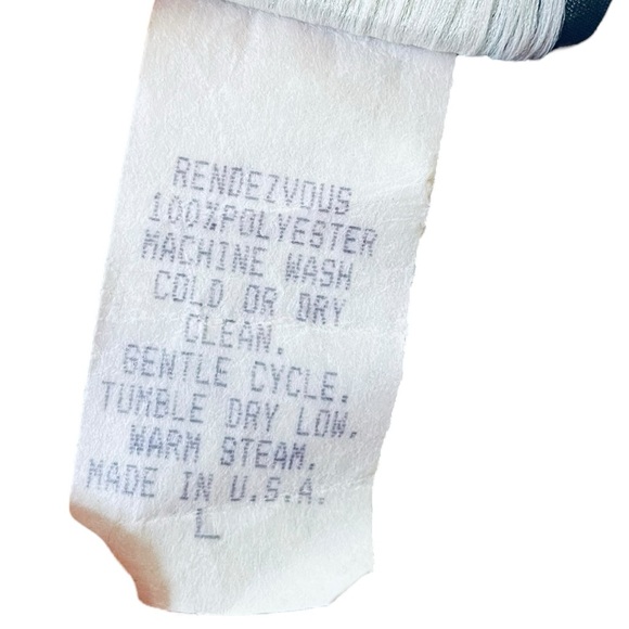 Rendezvous Vintage 90s Blue Velvet Goth Witchy Whimsygoth Moody Floral Top - Picture 4 of 4